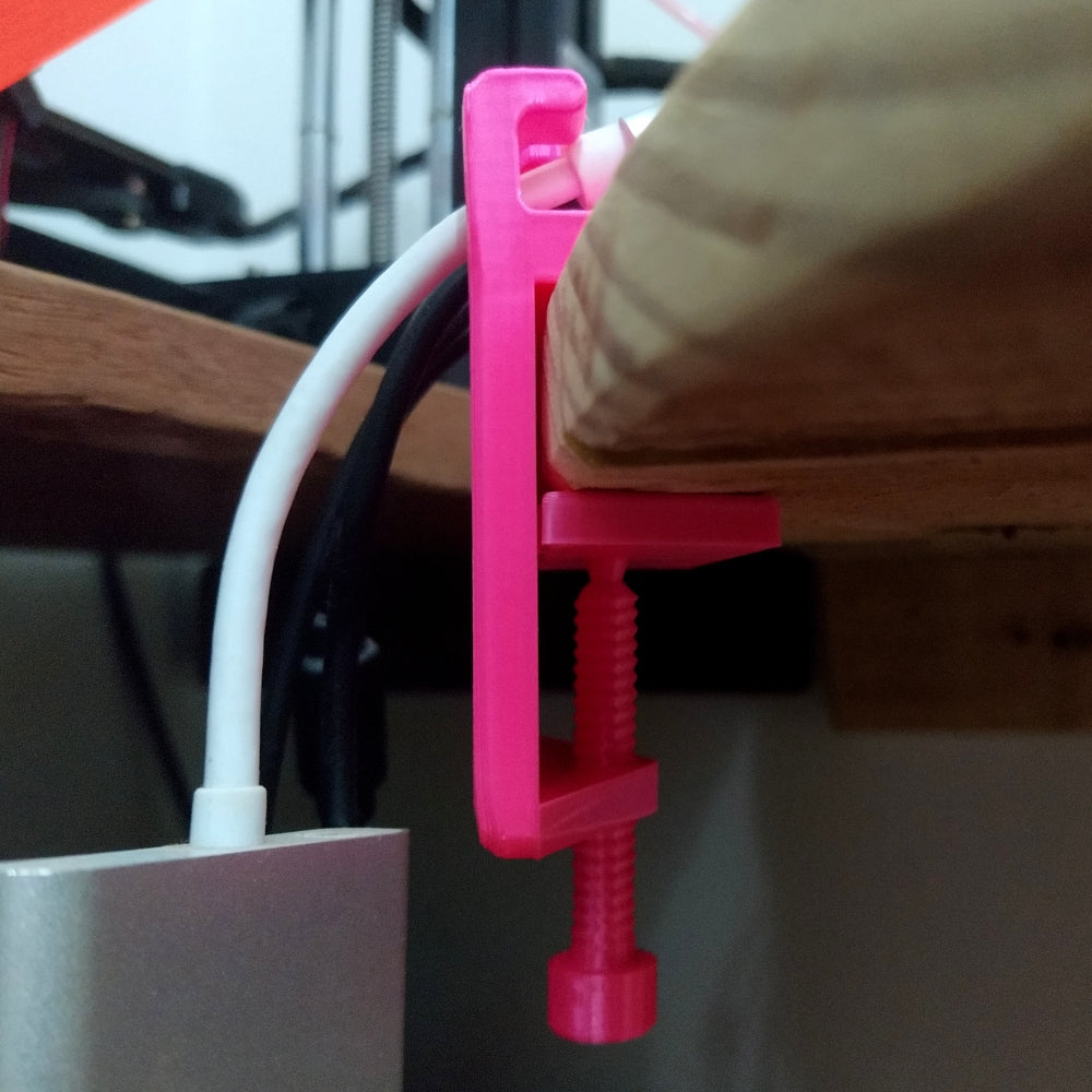 Organizador de cables con soporte