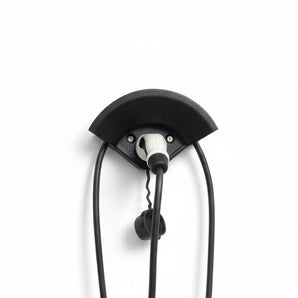 Soporte para conector EV Tipo 2 y cable de carga