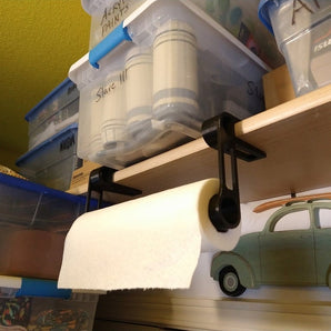 Soporte para toallas de papel para estantes de madera de 19,5 mm