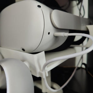 Soporte para Oculus Quest 2 con Elite Strap y soporte para cables