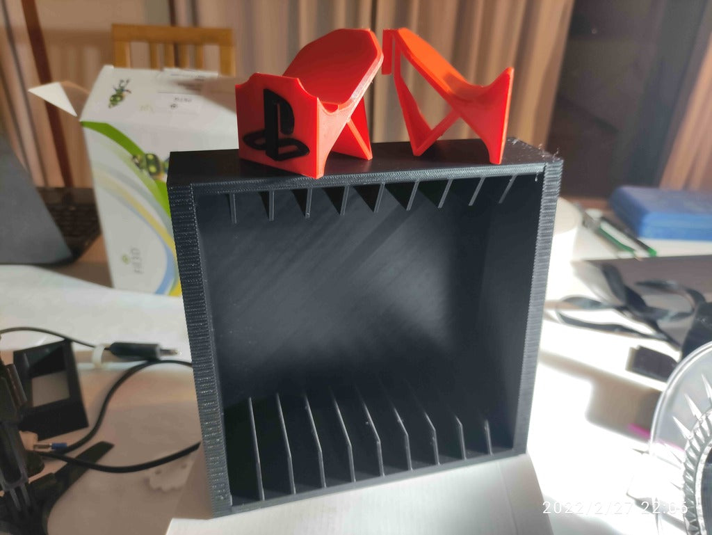 Estantería para juegos de Playstation 4 compatible con mando adaptable