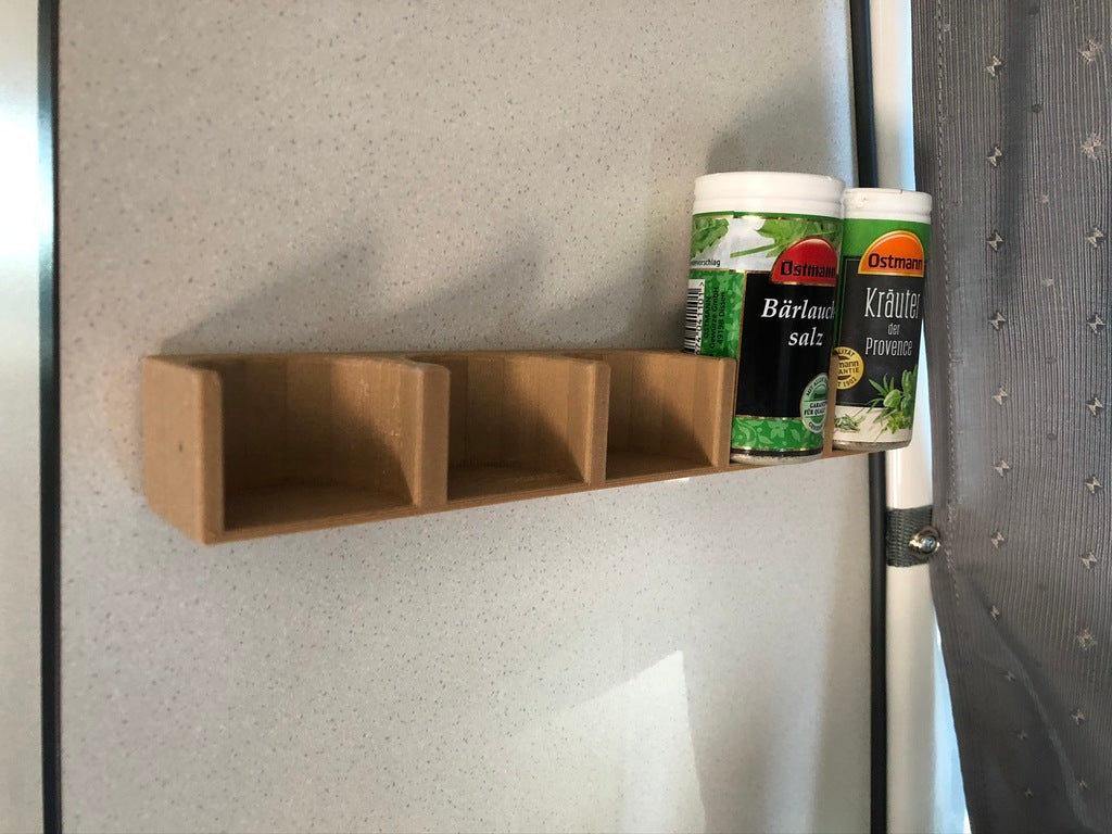 Práctica estantería para especias para cámper y cocina