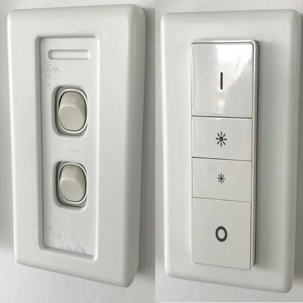Clipsal 2000 Cubierta para atenuador de luz Philips Hue