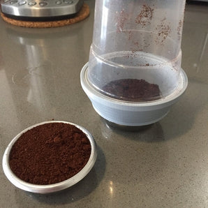 Embudo para Rancilio y cestas de filtro de espresso compatibles
