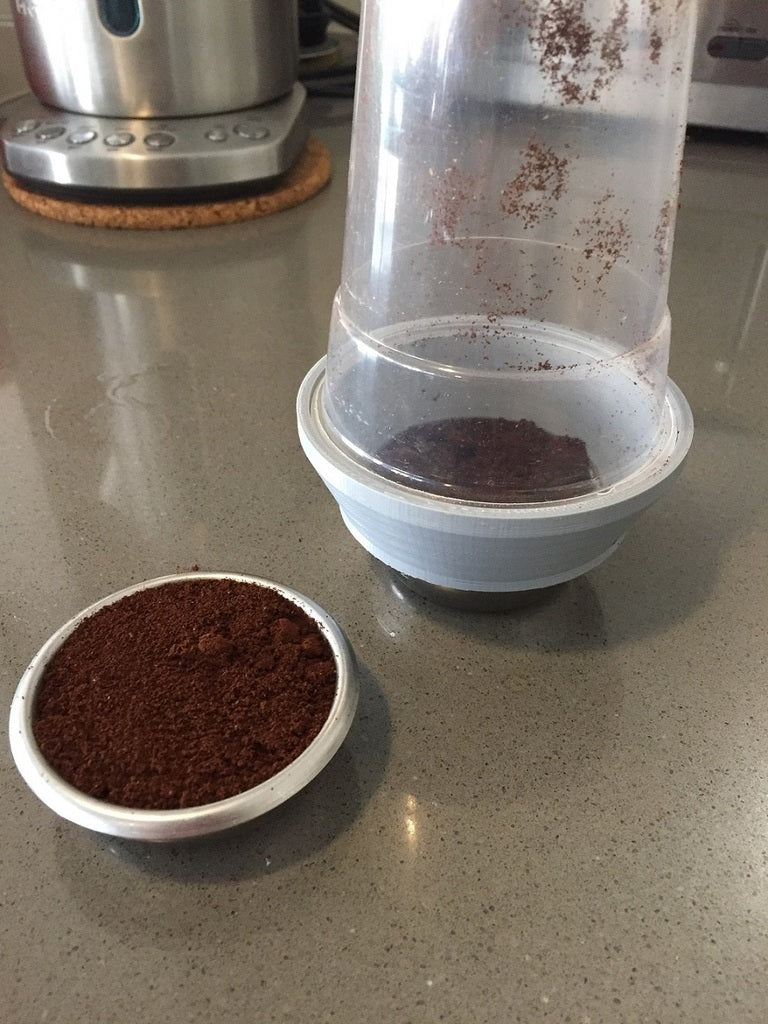 Embudo para Rancilio y cestas de filtro de espresso compatibles
