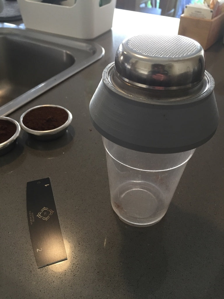 Embudo para Rancilio y cestas de filtro de espresso compatibles