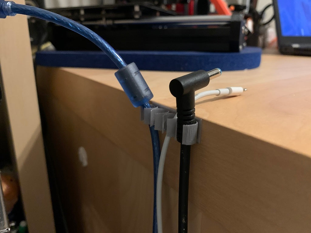 Organizador de cables para escritorio