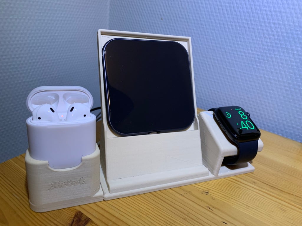 Soporte de carga todo en uno para Apple Watch, iPhone y AirPods