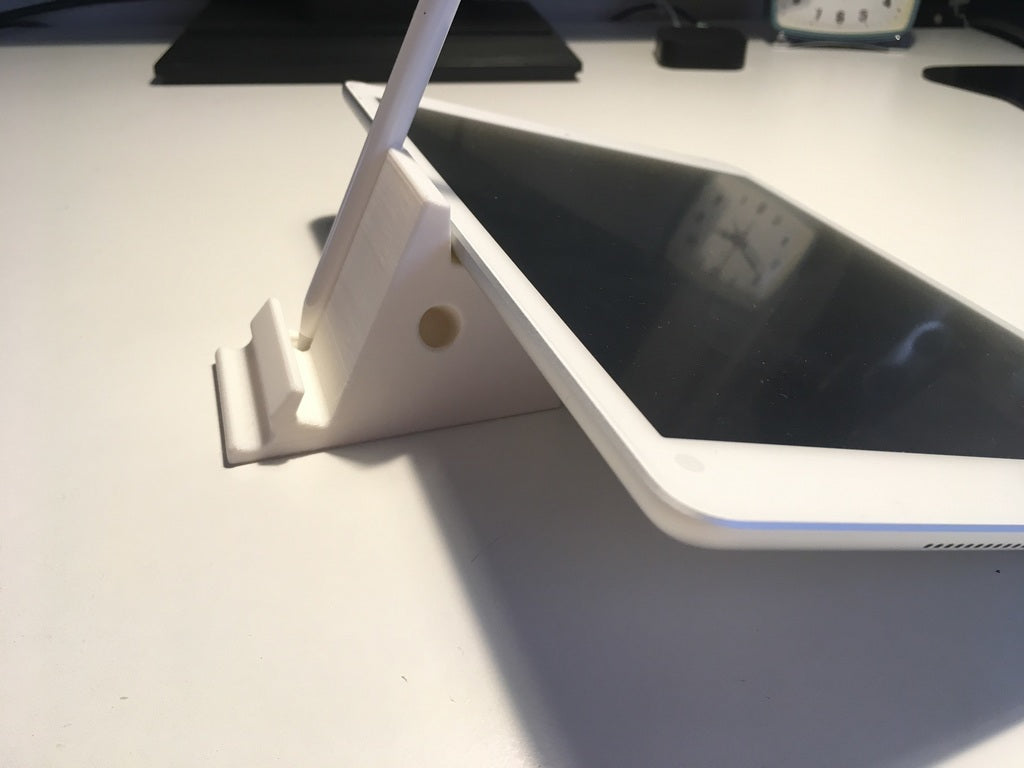 Soporte bidireccional para iPad con soporte para Apple Pencil