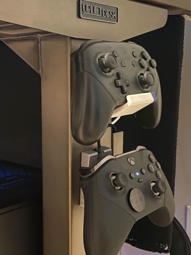 Montajes de pared universales para controladores de consola (incluido montaje de carga para Xbox Elite Series 2)