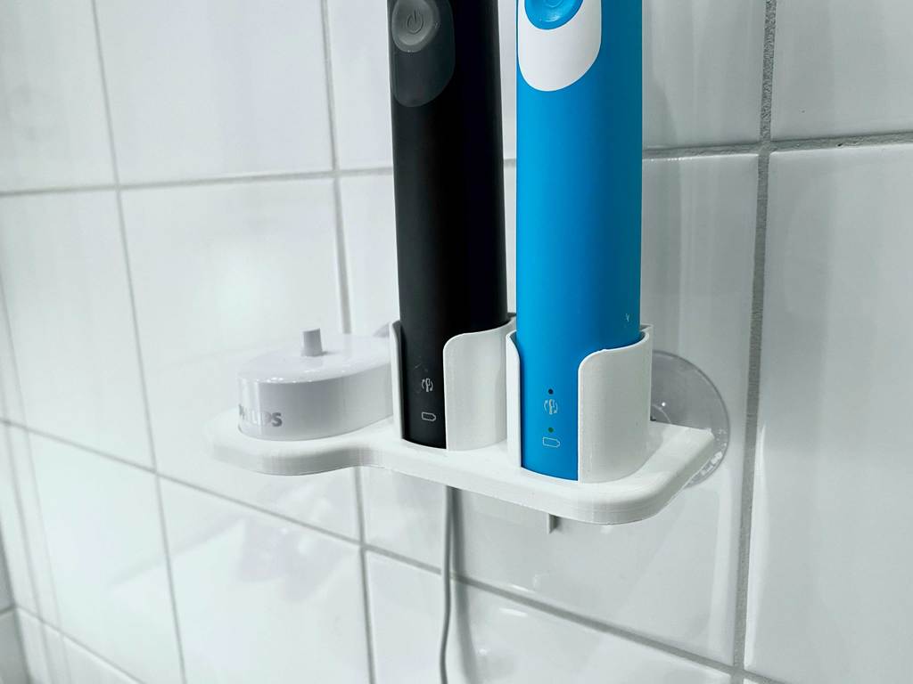 Soporte para cepillos de dientes Philips Sonicare para 2 cepillos de dientes y cargador