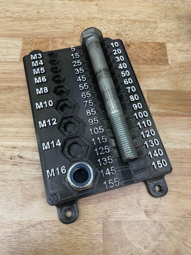 Clasificador de pernos M3-M16
