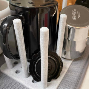 Estante de secado de tazas