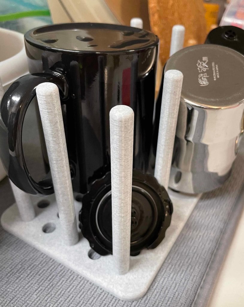 Estante de secado de tazas