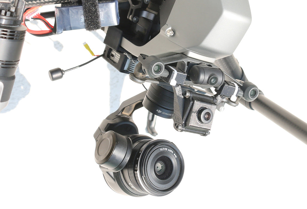 Montaje de la cámara FPV de DJI y unidad aérea para Inspire 2 - Actualización 01/2022