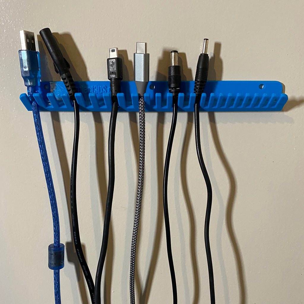 Soporte de cables simple para montaje en pared