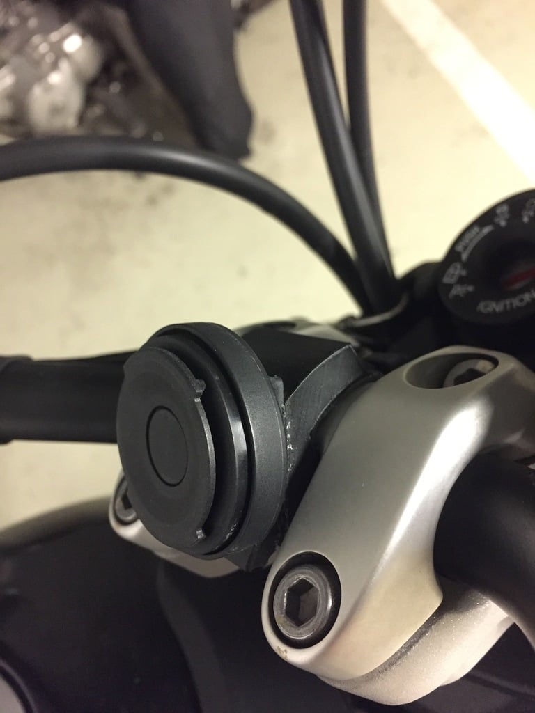 Soporte robusto para teléfono para manillar de motocicleta