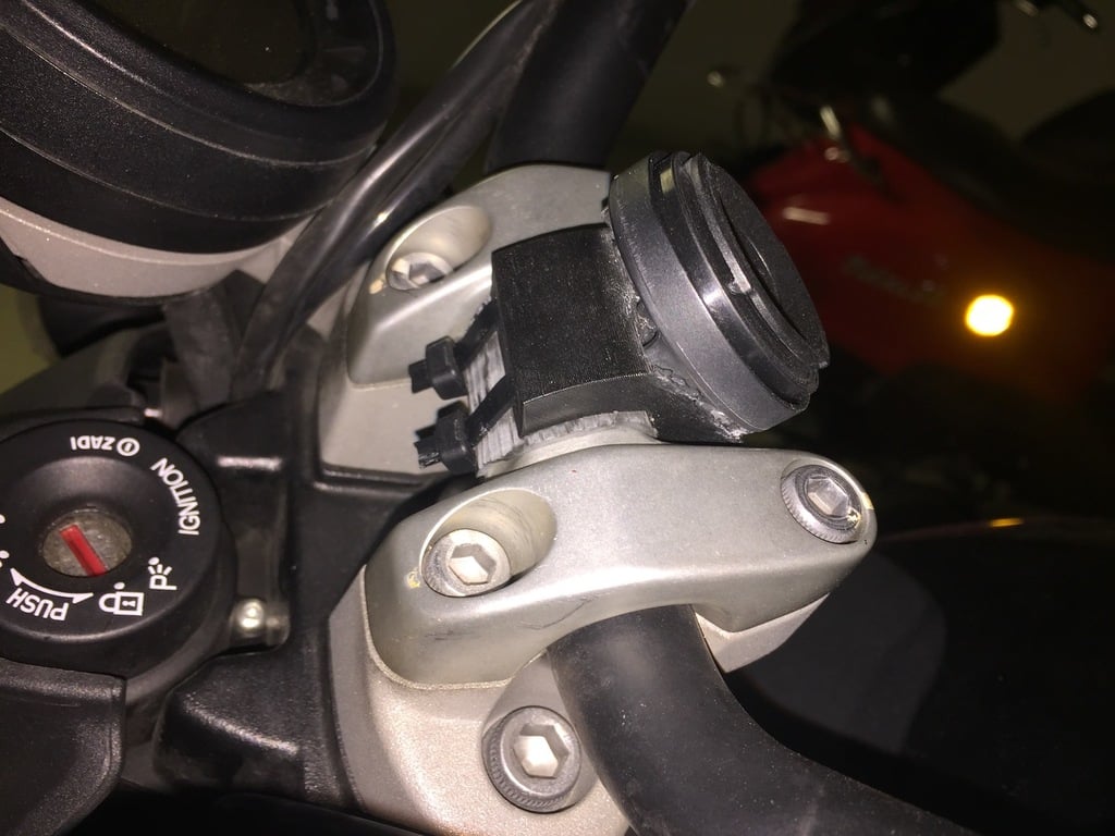 Soporte robusto para teléfono para manillar de motocicleta