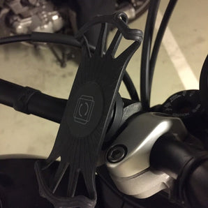 Soporte robusto para teléfono para manillar de motocicleta