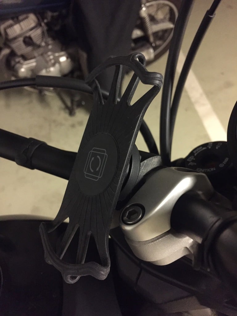 Soporte robusto para teléfono para manillar de motocicleta