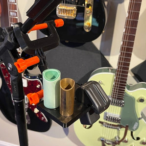 Soporte para guitarra Accesorios: EBow y diapositivas para soporte de micrófono