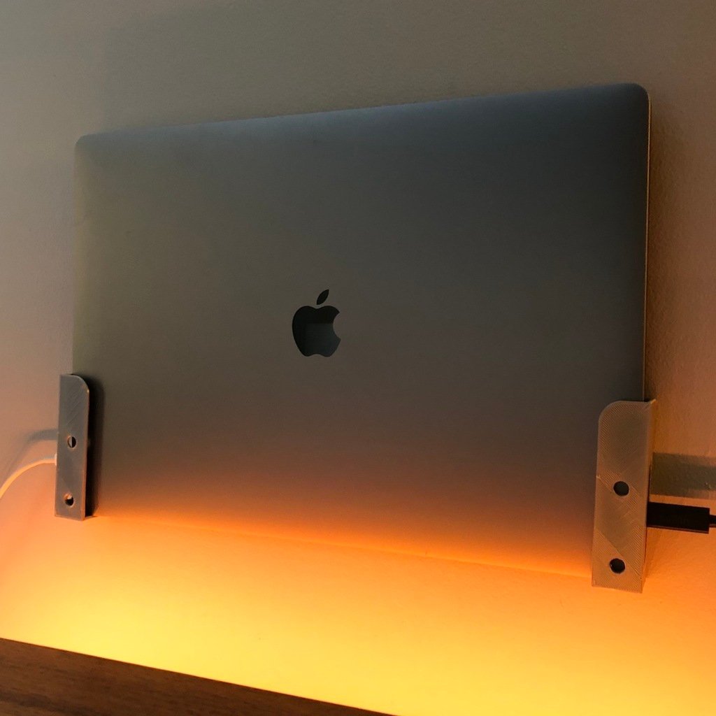 soporte de pared para computadora portátil, macbook
