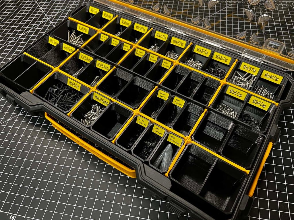 Cajas organizadoras modulares para piezas pequeñas