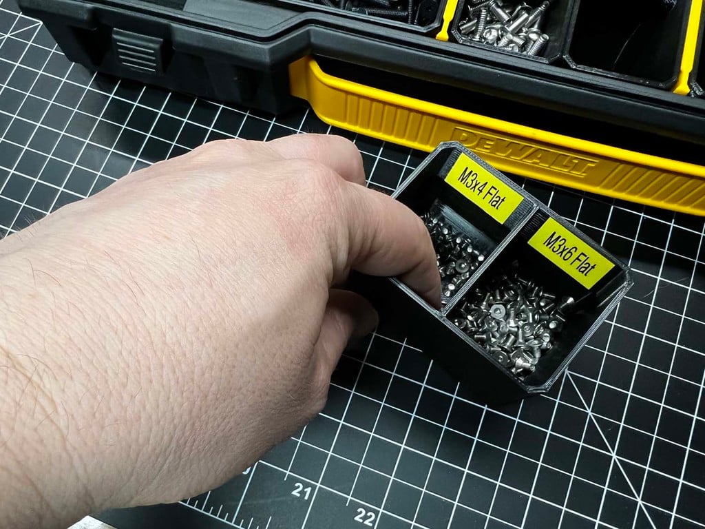 Cajas organizadoras modulares para piezas pequeñas