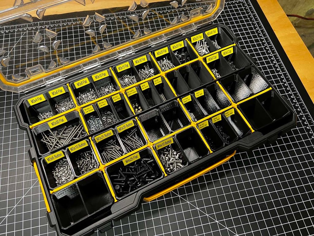 Cajas organizadoras modulares para piezas pequeñas