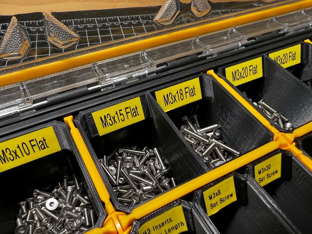 Cajas organizadoras modulares para piezas pequeñas