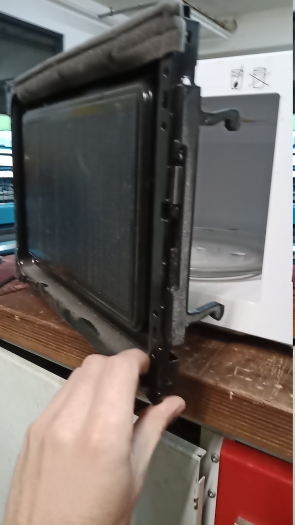 Gancho de puerta de repuesto para horno microondas Bosch - Modelo 00612131