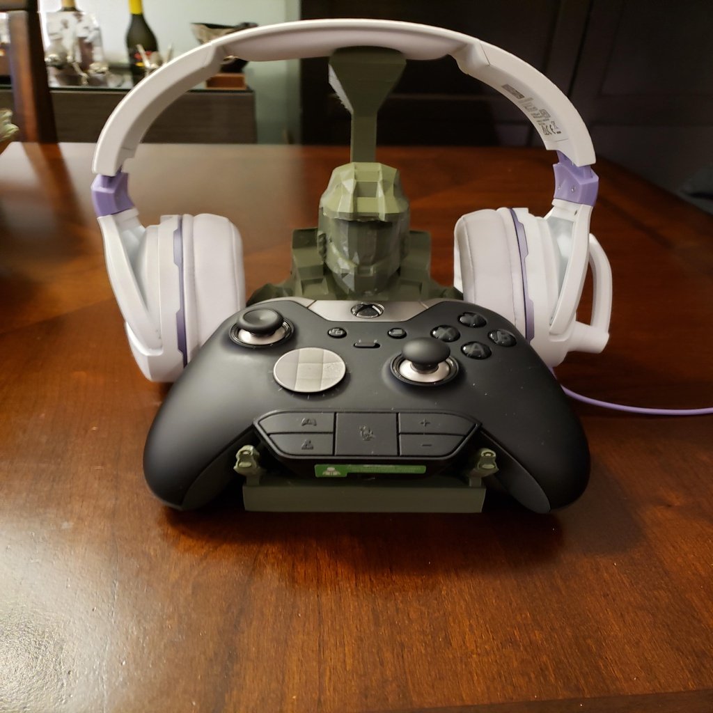 Halo Master Chief Controlador y Soporte para Auriculares