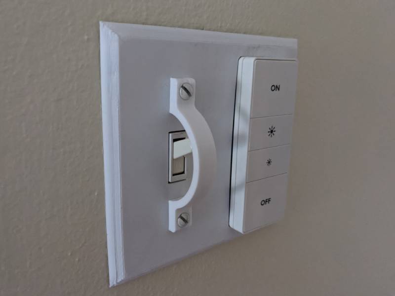 Soporte para mando a distancia Philips Hue - Se adapta a interruptores de luz pequeños