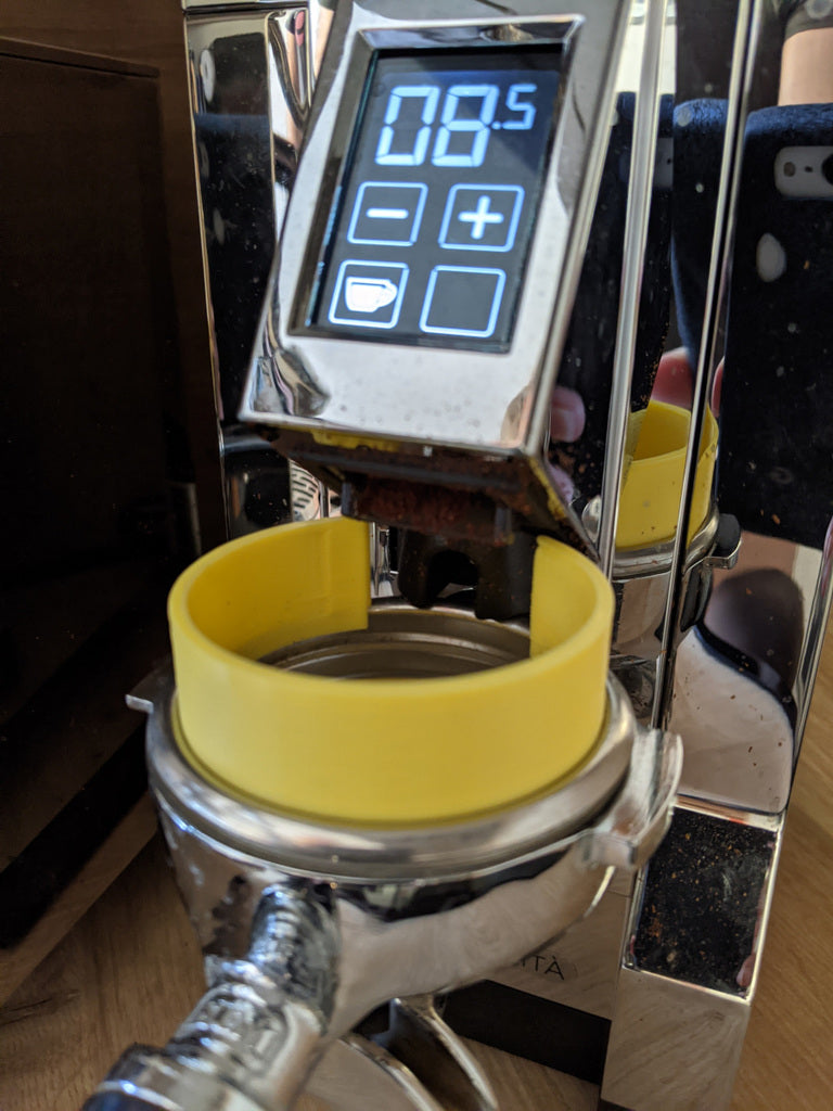ECM porta Eureka molinillo adaptador anti-salpicaduras