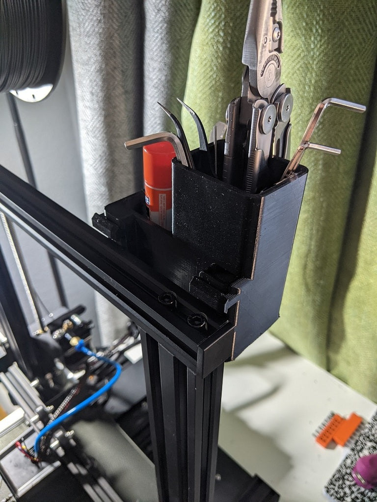 Caja de herramientas Ender 3 V2 para montaje lateral/superior