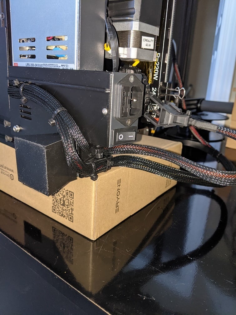Cubierta protectora para terminales de fuente de alimentación Ender 3 V2