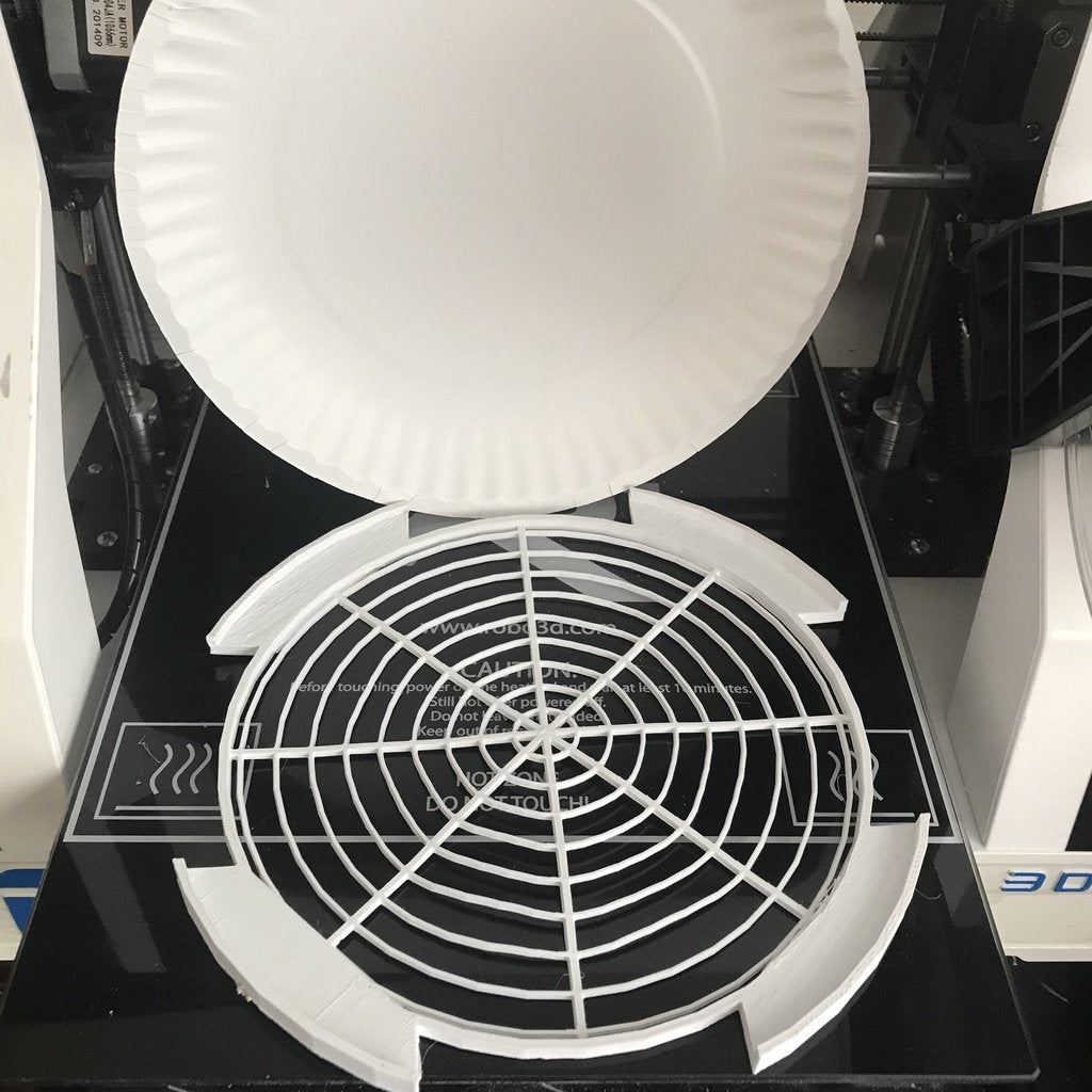 Soporte para platos de papel