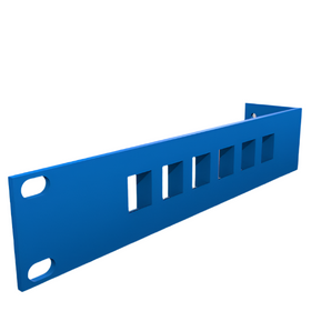 Soporte de panel de conexiones para conmutador Unifi US-8-150W para bastidor de 19 pulgadas con 6 conectores Keystone
