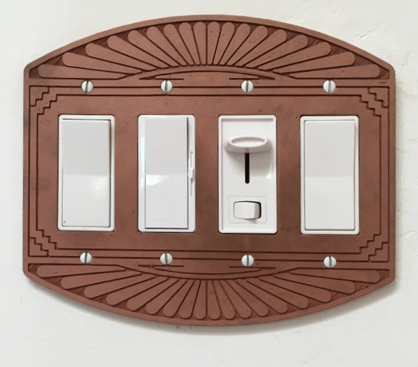 Tapa decorativa para interruptor de la luz