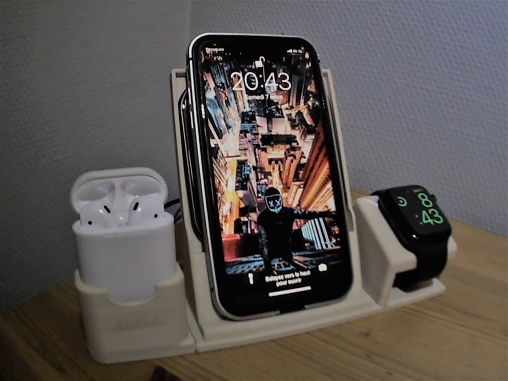 Soporte de carga todo en uno para Apple Watch, iPhone y AirPods