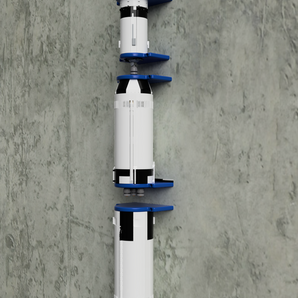 Montaje en pared para Lego Saturn V (6 piezas)
