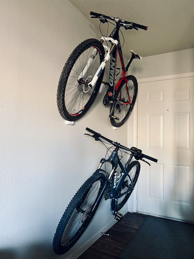 Soporte de pared para bicicleta de montaña