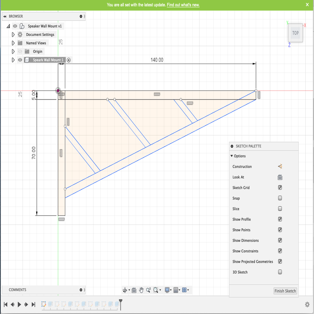 Soporte de pared para altavoz