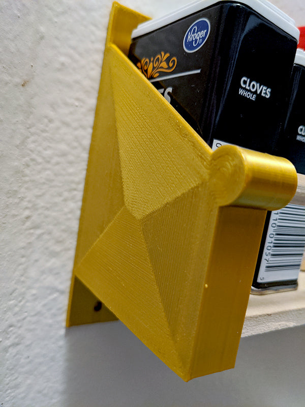 Estante de especias flexible para una cocina organizada