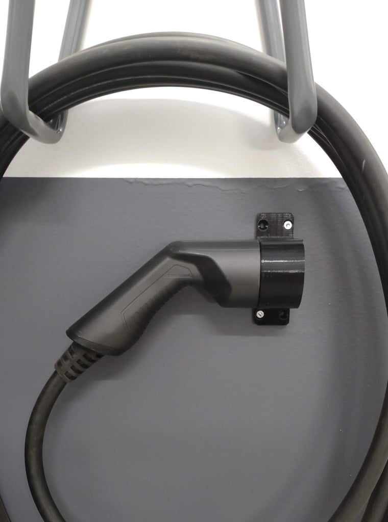 Soporte para cable de carga EV tipo 2