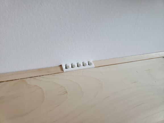 Organizador de cables para escritorio