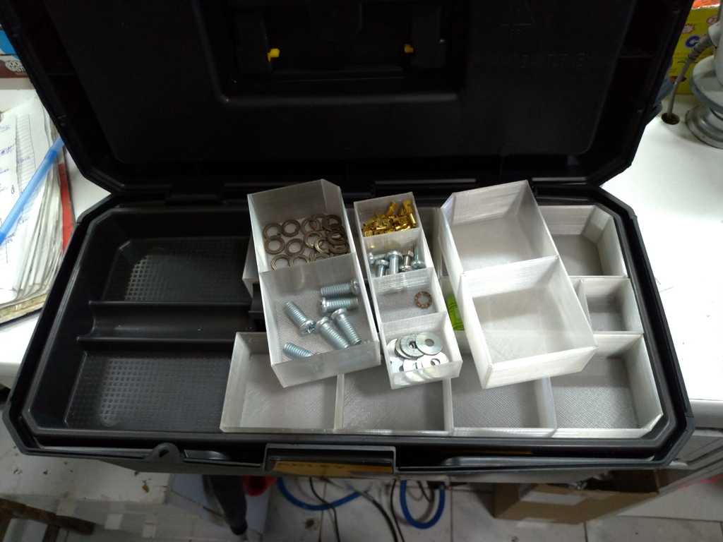 Juego de organizador de herramientas modular de 16'' / 41 cm