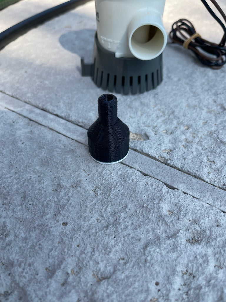 Bomba de achique para gotero de 1/2' y adaptadores NPT