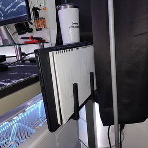 Samsung Galaxy Book 12 y soporte para computadora portátil para escritorio esquinero en forma de L para oficina en casa SHW