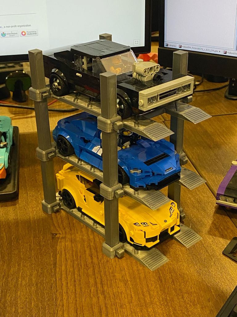 Soporte de exhibición para 3 coches Lego Speed Champions